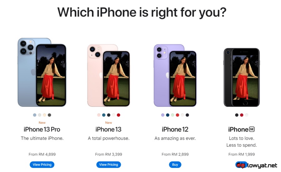 How much is iphone 13 in malaysia