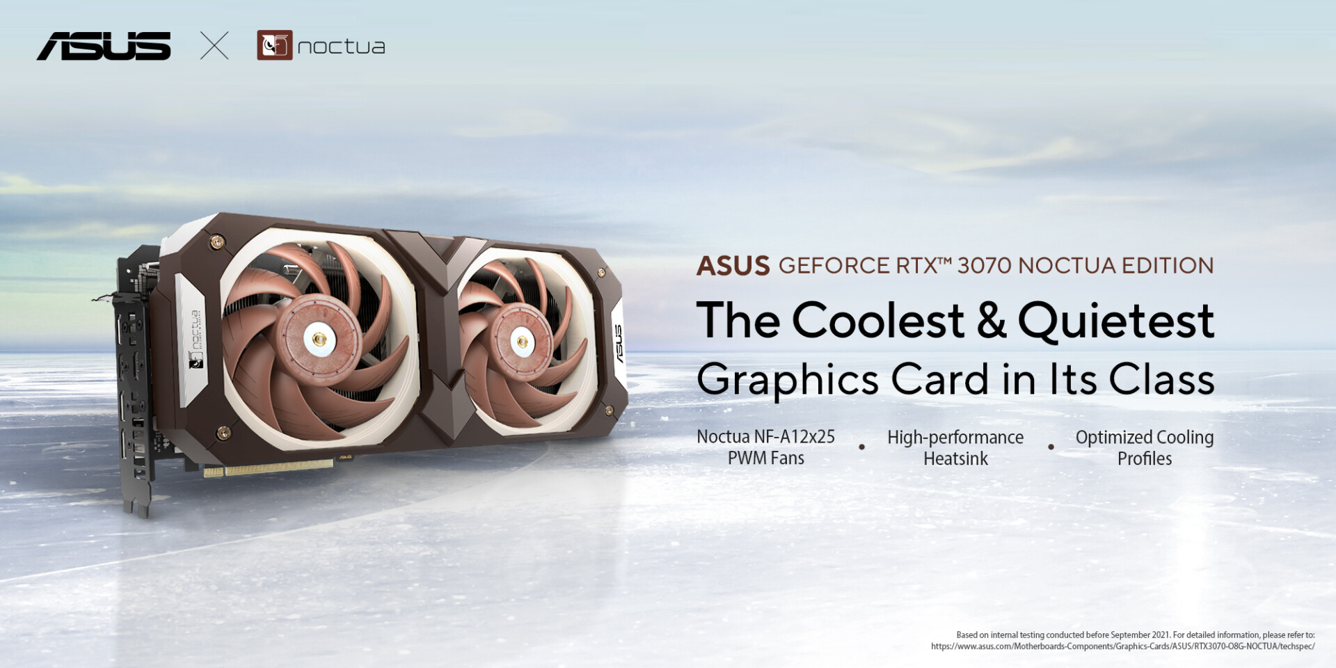 ASUS GeForce RTX 3070 Noctua Edition promo