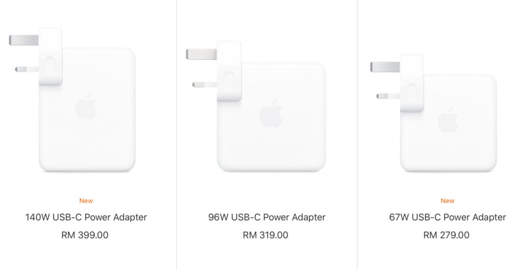 Apple macbook pro chargers