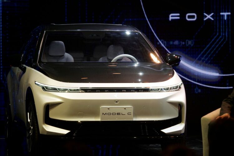 Foxconn Foxtron EV electric vehicle prototype debut