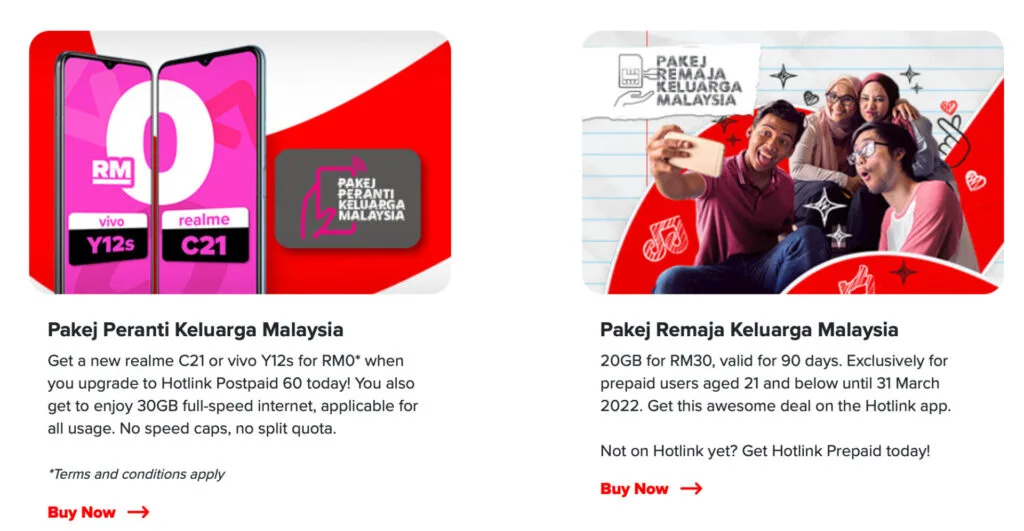 Maxis Hotlink Keluarga Malaysia