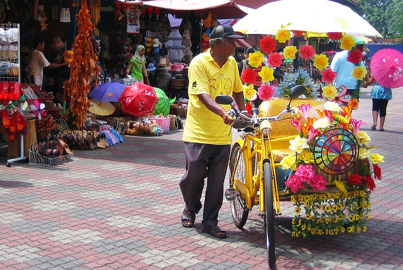 Melaka pedicab tourism