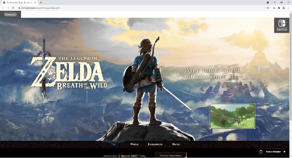 Nintendo Singapore Breath of the Wild