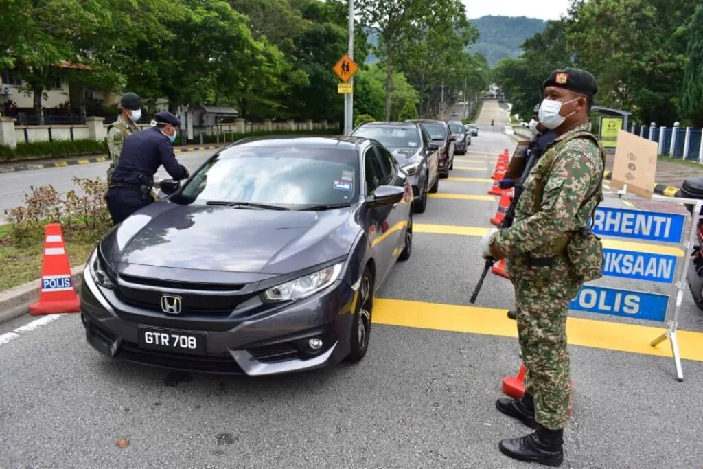 PDRM Roadblock interstate