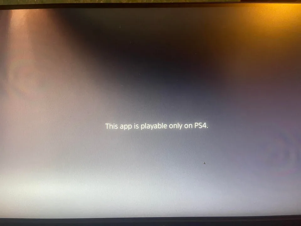 PS5 Apple music error