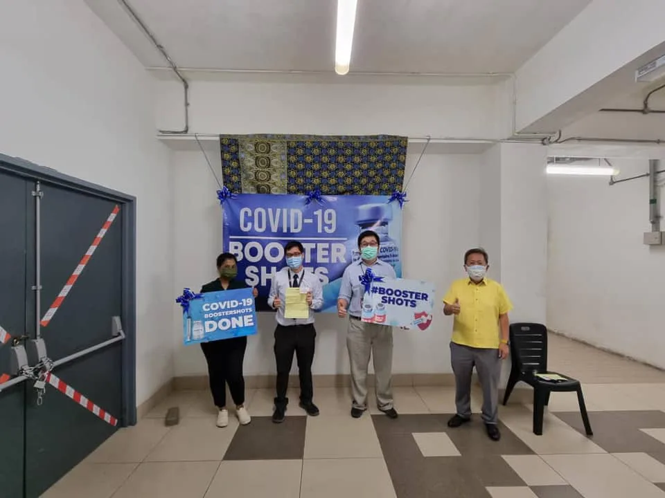 Sarawak covid-19 Booster frontliners