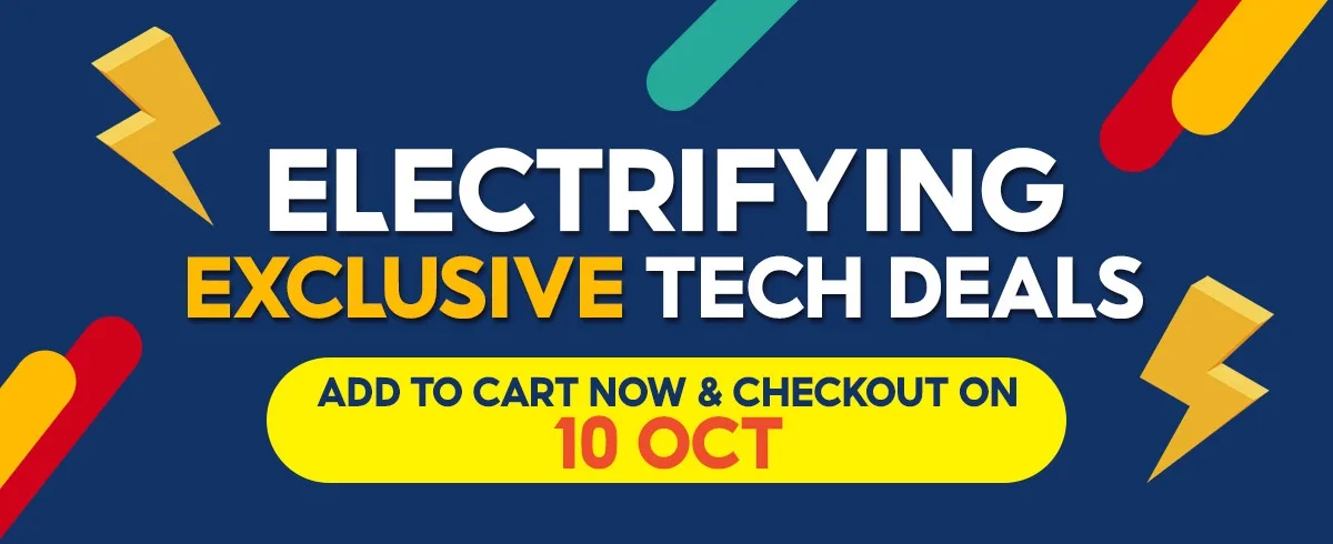 Shopee 10.10 Electrifying Exclusive Tech Deals