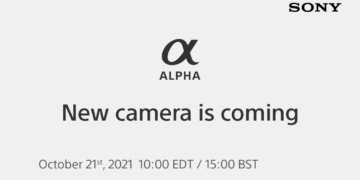 Sony Alpha camera launch event teaser