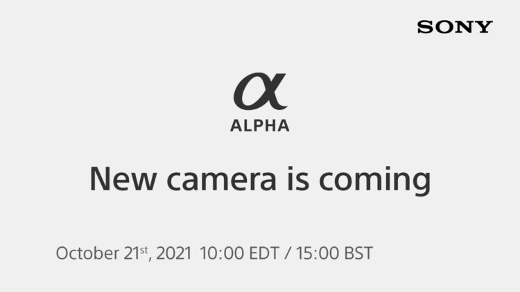 Sony Alpha camera launch event teaser