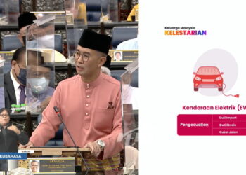 Bajet 2022 EV EVs tax exemption Malaysia