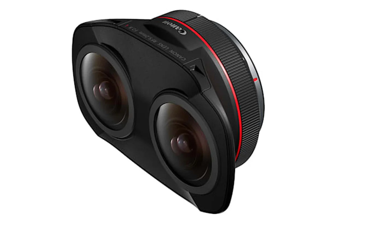 canon dual fisheye VR AR lens RF mount