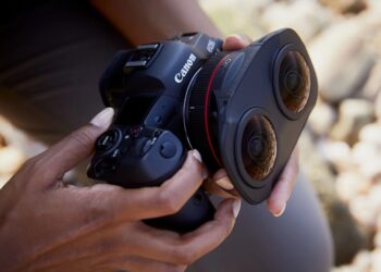 canon dual fisheye VR AR lens RF mount