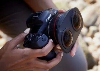 canon dual fisheye VR AR lens RF mount