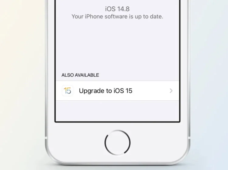 ios 15 apple update