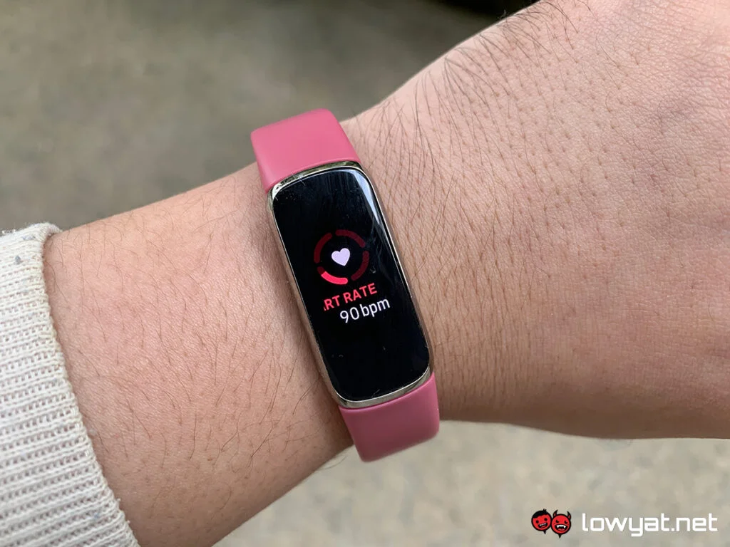 Fitbit Luxe heart rate monitor
