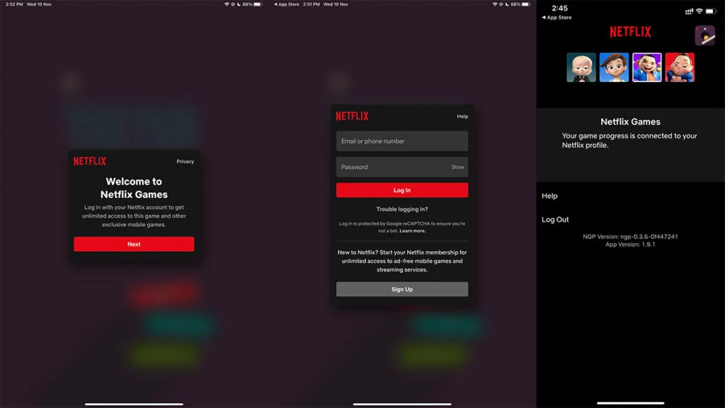 Netflix games account