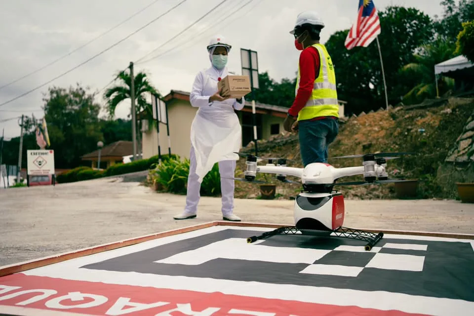 Pharmaniaga drone medical delivery