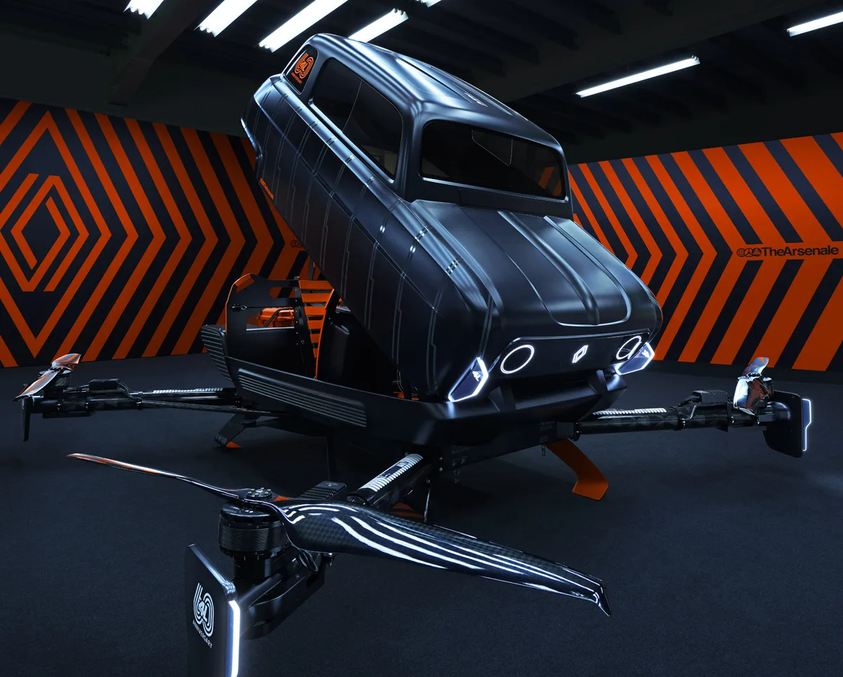 Renault Air4 4 flying car drone 60th anniversary