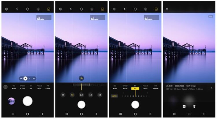 Samsung Galaxy S21 Ultra Expert RAW app