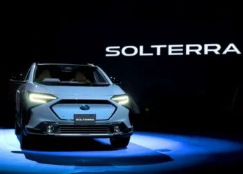 Subaru Solterra crossover SUV EV Japan
