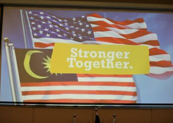 United states malaysia flags