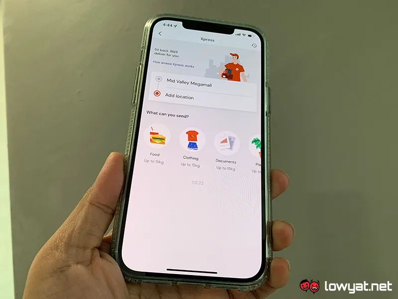 airasia xpress instant delivery