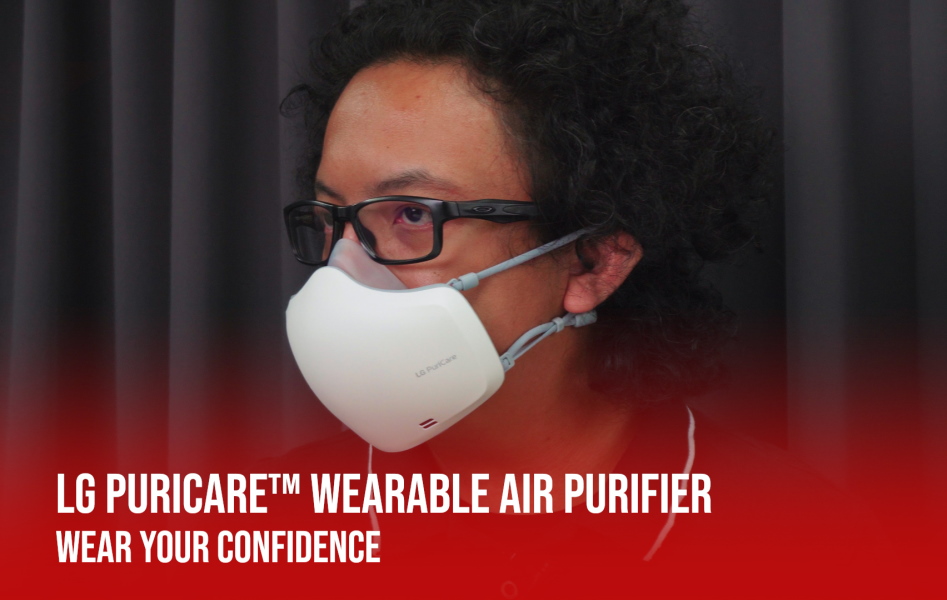 LG PuriCare™ Wearable Air Purifier Clean Air Anytime, Anywhere