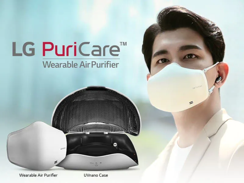 lg puricare wearable air purifier with case 01