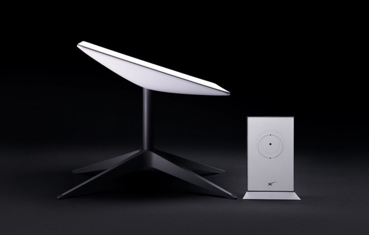starlink dish and router