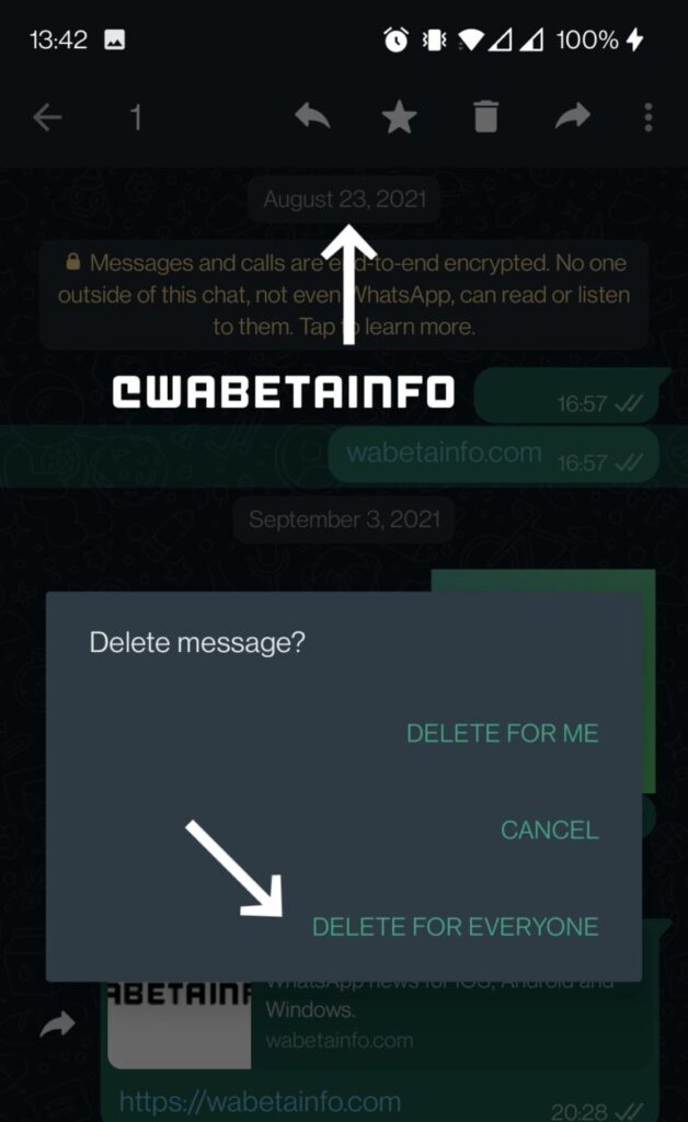 whatsapp hapus pesan untuk semua orang