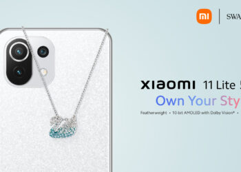 Xiaomi 11 Lite 5G NE Swarovski Swan pendant limited edition gift set Malaysia