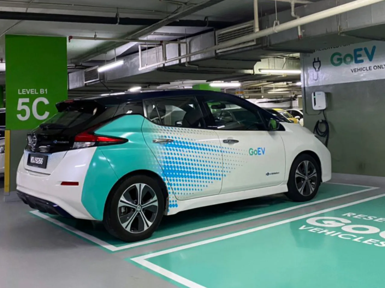 GoCar GoEV Nissan Leaf Malaysia rental EV