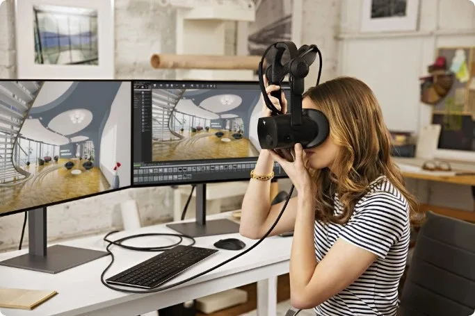 HP Z2 G8 Tower Workstation lifestyle VR