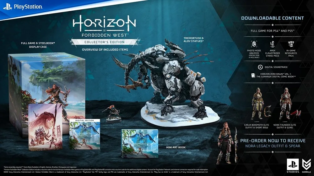 Horizon Forbidden West pre-order Regalla edition