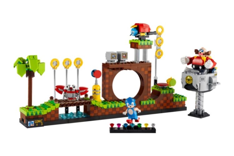 LEGO Ideas Sonic The Hedgehog Green Hill Zone pieces