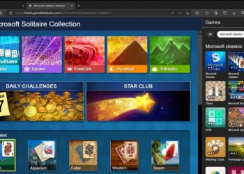 Microsoft Edge Games Solitaire Collection