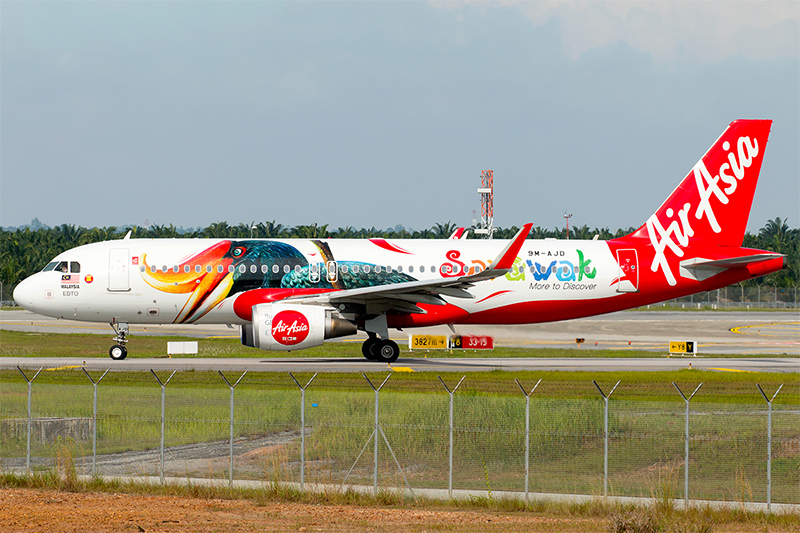 Sarawak airasia airline livery