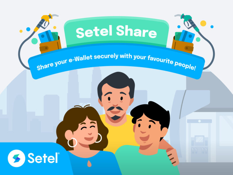 Setel Share vous permet de payer pour vos proches via un portefeuille électronique