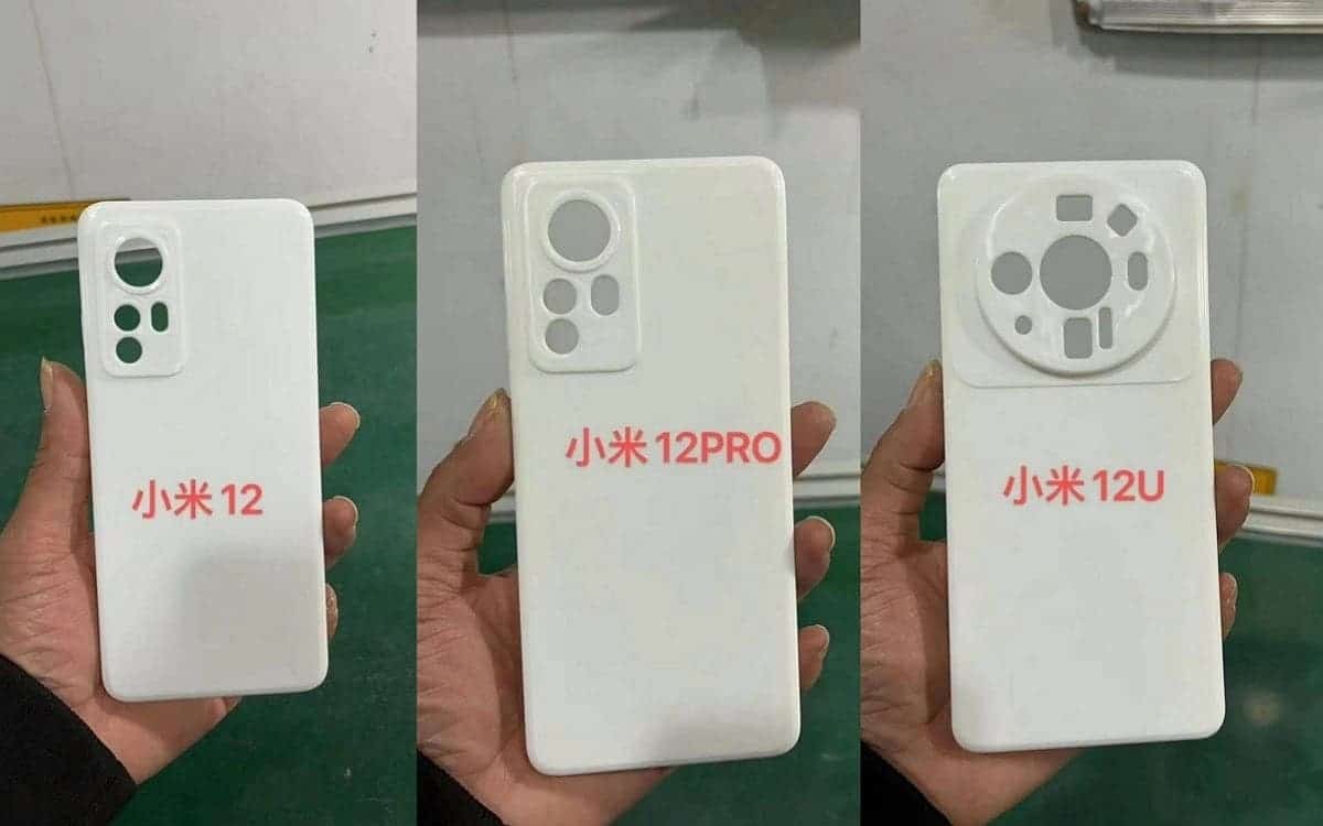 Xiaomi 12 rear camera array design leaks