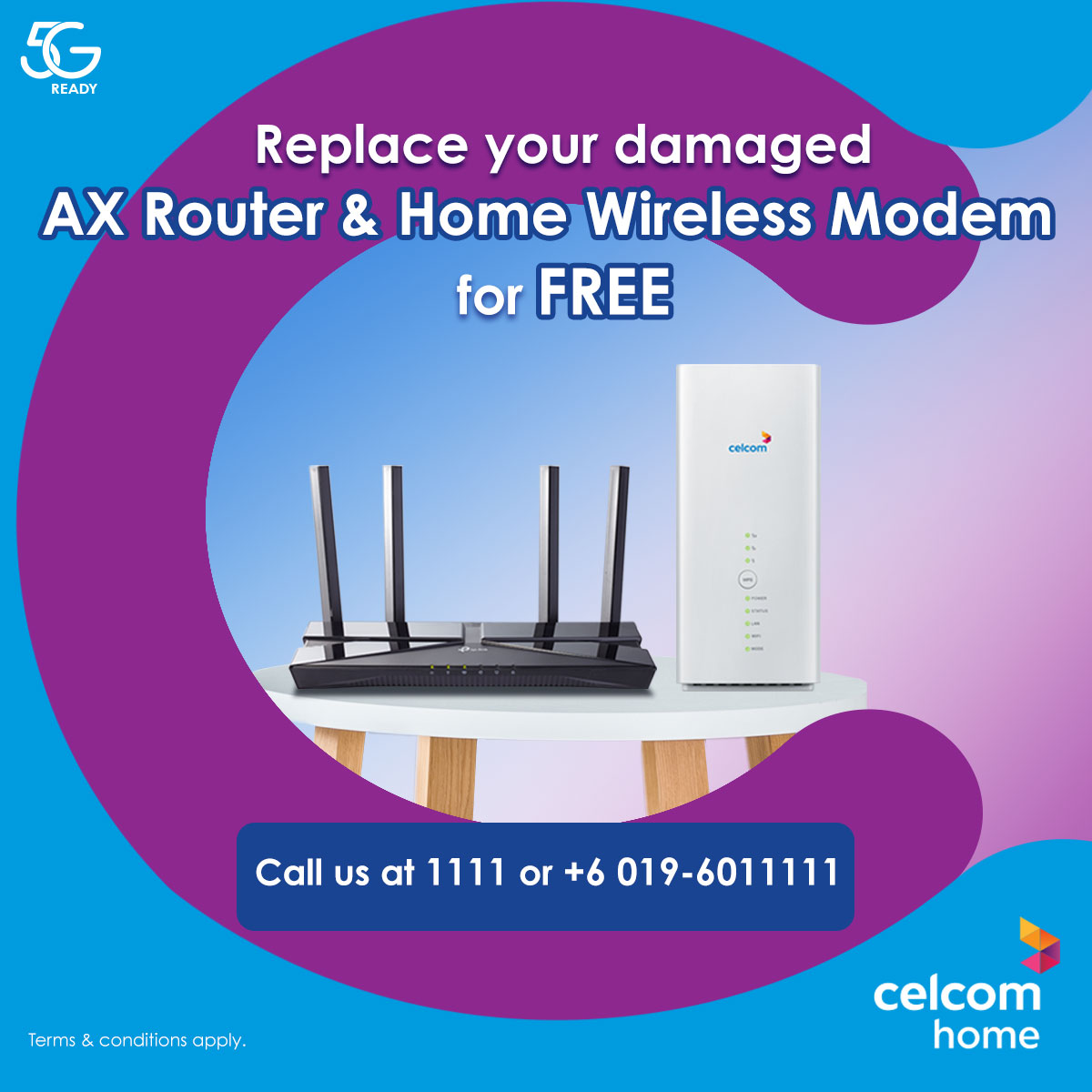 celcom router modem replacement