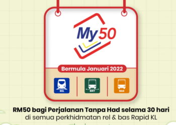 Bajet 2023 My50 Unlimited Monthly Travel Pass to continue