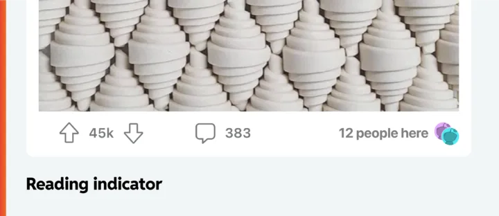 reddit reading indicator