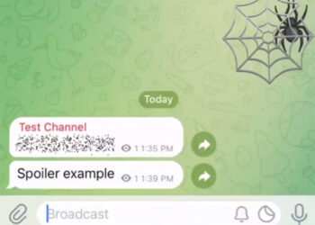 telegram spoiler hide