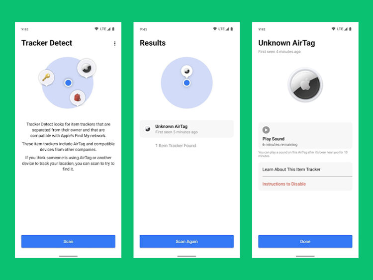 tracker detect apple airtags find my