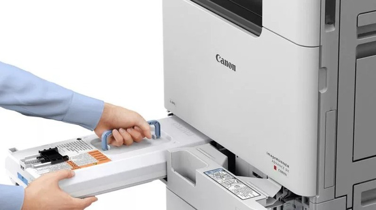 Canon DRM feature chip shortage printer toner