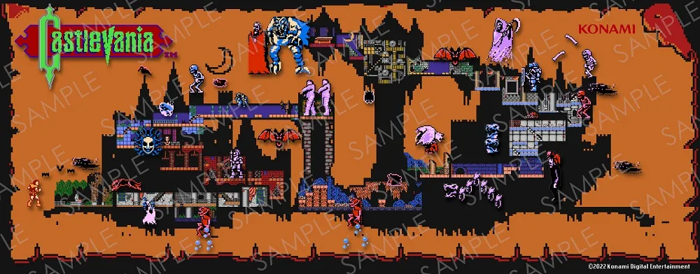 Castlevania Dracula's Castle Pixel Art NFT