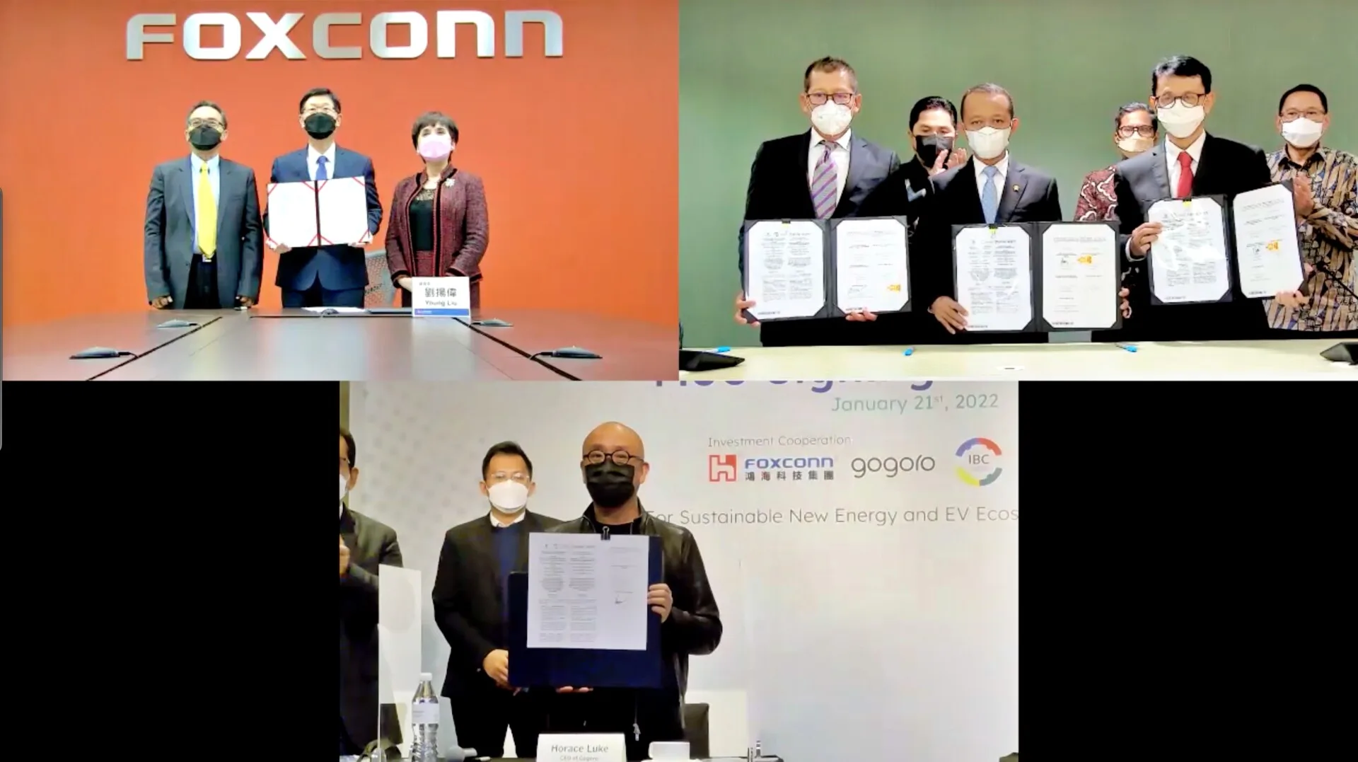 Foxconn indonesia EV electric vehicle