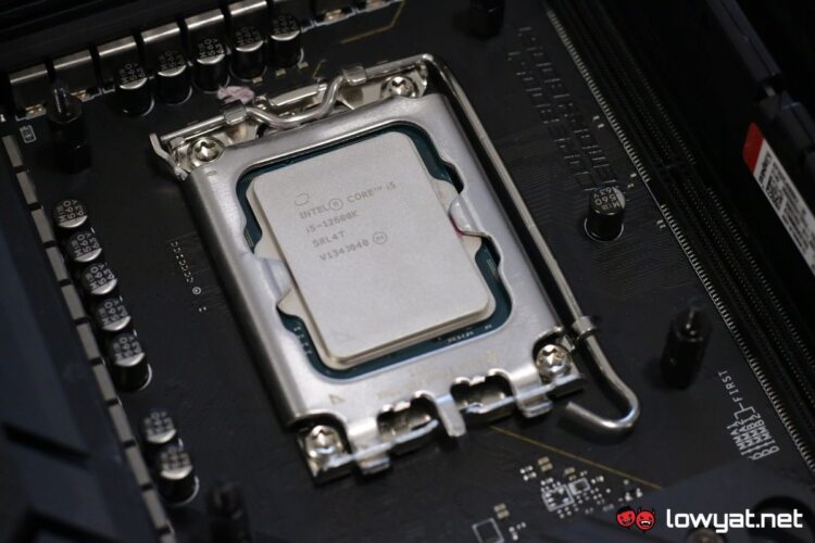 The Intel Core i5-12600K,