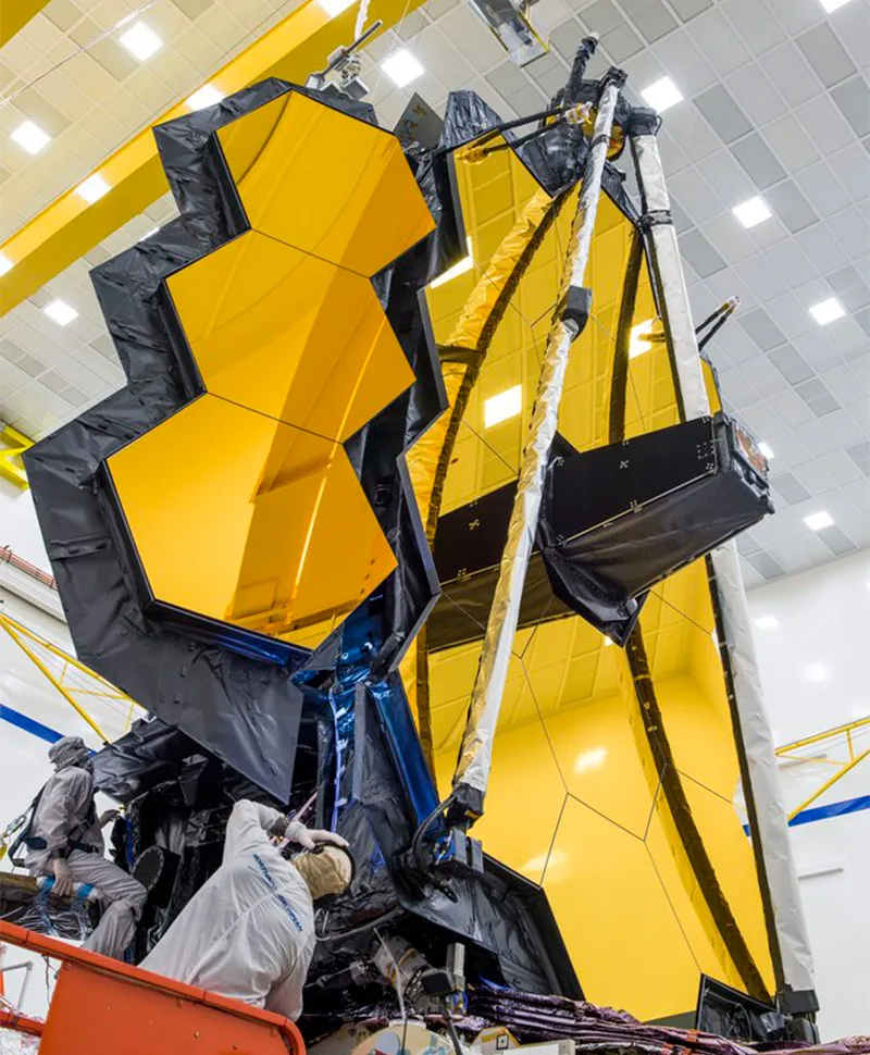James webb space telescope JWST wings