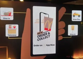 McDonald's app Order & Collect